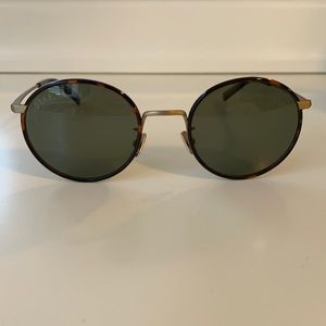 Diff Eyewear Daisy Round Tortoise Sunglasses